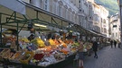 Bozener Obstmarkt. | Bild: BR/SWR