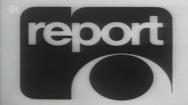 Altes report Logo in schwarz weiß | Bild: BR