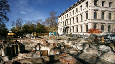 München: Grundmauern des ehemaligen "Braunen Hauses" | Bild: picture-alliance/dpa