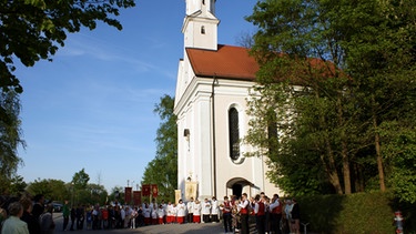 Die Wallfahrtskirche Maria im Steinfels in Landau. | Bild: Stadt Landau a. d. Isar