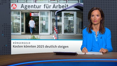 Moderatorin Mirjam Kottmann im Studio | Bild: BR