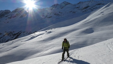 Graubünden: Zapporthütte: Thomas Aebli im Paradies | Bild: BR/Georg Bayerle