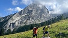 Klettertour mit Thomas Huber senior durch die Alte Westwand am kleinen Watzmann | Bild: BR; Georg Bayerle