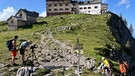 Klettertour mit Thomas Huber senior durch die Alte Westwand am kleinen Watzmann | Bild: BR; Georg Bayerle