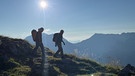 Klettertour mit Thomas Huber senior durch die Alte Westwand am kleinen Watzmann | Bild: BR; Georg Bayerle