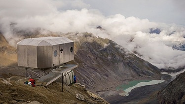 Futuristisches Oktagon am Fuß der Großglockner-Nordwand | Bild: Fabio Keck