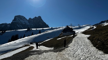 Wie der Klimawandel den Alpinurlaub in Bayern verändert | Bild: BR; Louis Seibert