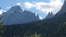 Vom Kreuzbergpass zur Nemes-Alm: Gegenüber die wilden Sextener Dolomiten | Bild: BR/Andrea Zinnecker