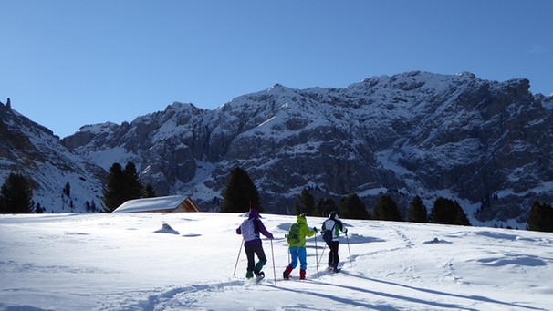 Schneeschuhwanderung zur Lüsener Alm | Bild: BR/Annette Eckl