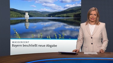 Moderatorin Susanne Franke im BR24-Studio | Bild: BR