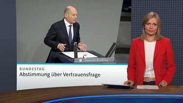 Moderatorin Susanne Franke im BR24-Studio. | Bild: BR