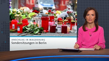 Moderatorin Mirjam Kottmann im BR24-Studio | Bild: BR