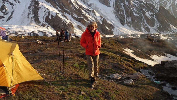 Reinhod Messner im Basislager Diamir (2019). | Bild: BR/Dolomites Film/Messner Mountain Movies/Simon Messner