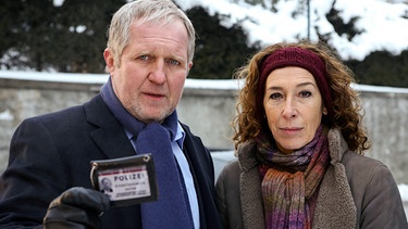 Das österreichische Tatort-Ermittlerteam Moritz Eisner (Harald Krassnitzer, links) und Bibi Fellner (Adele Neuhauser). | Bild: RBB/ORF/Petro Domenigg