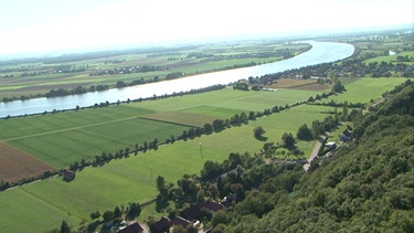Der Weinberg der Familie Riedl liegt in Kruckenberg, einem kleinen Dorf über der Donau. | Bild: BR