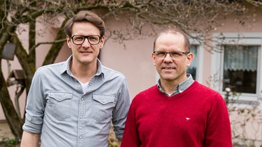 Von links: Martin und Franz im Porträt | Bild: BR/Tobias Tempel