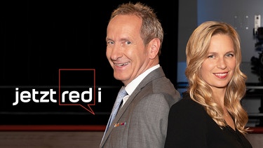 Key Visual Sendereihenbild mit Typo zu "Jetzt red i". Unsere Moderatoren Tilmann Schöberl und Franziska Eder sind in Bayern unterwegs und fragen, was den Bürgern auf dem Herzen liegt - denn Aufreger-Themen wird es so lange geben, solange es Bürger gibt. | Bild: BR/Andreas H. Schroll/Montage: BR