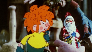 Der Pumuckl bekommt Besuch vom Nikolaus. | Bild: BR/Infafilm GmbH/Original-Entwurf "Pumuckl"-Figur: Barbara von Johnson