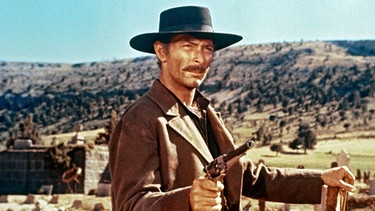 Der berechnende Killer Setenza (Lee Van Cleef) will sich die Beute unter den Nagel reißen. | Bild: ARD Degeto