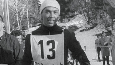 Skilegene Karl Schranz in den 1950er-Jahren. | Bild: BR/Dieter Nothhaft