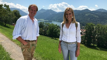 Markus Wasmeier und Sonja Weissensteiner. | Bild: BR/Constantin Entertainment GmbH/Jennifer Bik