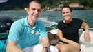 Ilhabela in Brasilien. Reiseleitern Talina Hotz und Kreuzfahrtdirektor Christoph Schädel machen einen Tauchausflug. | Bild: BR/Bewegte Zeiten Filmproduktion GmbH/Andrea Wörle