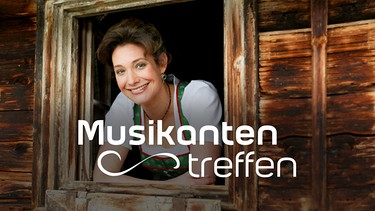 Key Visual/Cover Sendereihenbild mit Typo zu "Musikantentreffen" mit Moderatorin Elisabeth Rehm. Wir laden in den jeweiligen Regionen Volksmusik-Gruppen zu einem großen Musikantentreffen in ihrer vertrauten Umgebung ein. Dabei kommen auch die Eigenheiten der jeweiligen Gegend zur Sprache: Das Besondere der Musik, der Spielweisen und der heimischen Traditionen, die den Landstrich und seine Menschen prägen. | Bild: BR/Andreas Hussong/Montage: BR