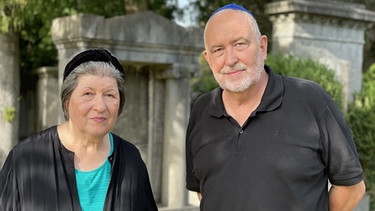 v. l. Ellen Presser, die Leiterin des Kulturzentrums der Israelitischen Kultusgemeinde München und Oberbayern und Andreas Bönte | Bild: BR