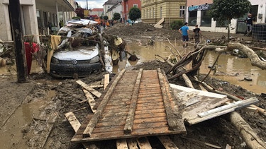 Was die Flut in Simbach angerichtet hat ..., Niederbayern. | Bild: BR/zero one 24 film GmbH/megaherz gmbh/Kerstin Gindhart