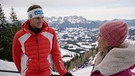 Thomas Dressen und Marianne Kreuzer im Gespräch an einer Skipiste  | Bild: BR