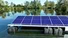 Solarmodule auf Klärteich in Eching am Ammersee | Bild: BR