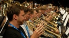 Bayerische Blasmusiker treten gemeinsam mit BR-Symphonieorchester auf | Bild: BR
