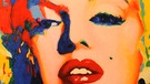 Marilyn Monroe, gemalt von James Francis Gill | Bild: BR