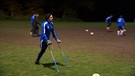 Pierre Kaiser beim Training auf dem Fußballplatz | Bild: BR