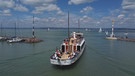 historisches Schiff auf dem Plattensee | Bild: BR