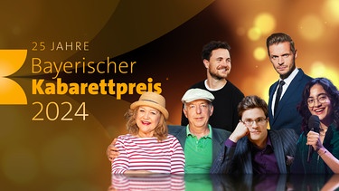 Bayerischer Kabarettpreis 2024: Preisträger: Claudia Schlenger und Hanns Meilhamer alias Herbert und Schnipsi, Phil Laude, Bodo Wartke, Florian Schroeder, Ana Lucía
| Bild: BR/Gregor Wiebe/Sallyhateswing/Sebastian Niehoff/Frank Eidel/Hannes Thun/BR Design/Jürgen Endriss