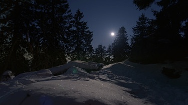 Mond auf dem Ochsenkopf | Bild: BR