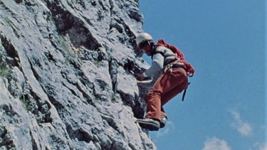 Reinhold Messner klettert, Archivaufnahme | Bild: BR