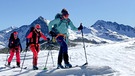 Viola Goldhofer mit Freundinnen auf Skitour in der Silvretta | Bild: BR/Kilian Neuwert