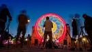 Riesenrad auf dem Königsplatz | Bild: dpa-Bildfunk/Peter Kneffel