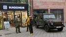 Pop-Up-Store der Bundeswehr in der Nürnberger Innenstadt. | Bild: BR