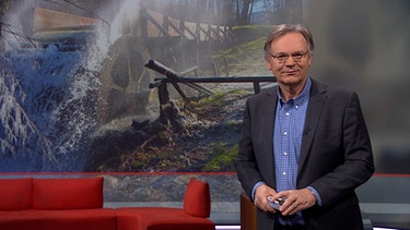 Charly Hilpert im Studio der Frankenschau aktuell | Bild: BR Fernsehen