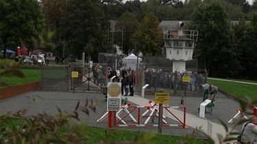 Der ehemalige Grenzübergang in Mödlareuth. | Bild: BR