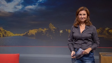 Karin Schubert moderiert die Frankenschau aktuell. | Bild: BR