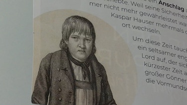 Ein Bild vom jungen Kaspar Hauser. | Bild: BR