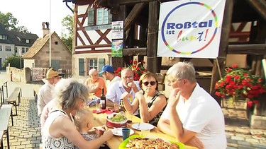 Picknick in Roßtal in vollem Gange. | Bild: BR