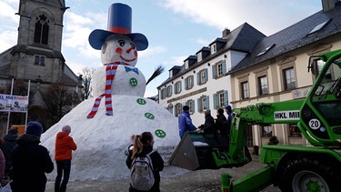 Der 20-Meter hohe Scheemann Jakob. | Bild: BR