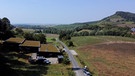 Das Steigerwald-Zentrum aus der Drohnenperspektive. | Bild: BR