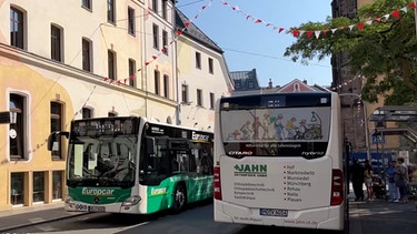 Busverkehr in Hof. | Bild: BR