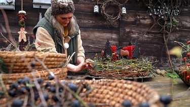 Adventsdeko aus dem Garten | Bild: BR